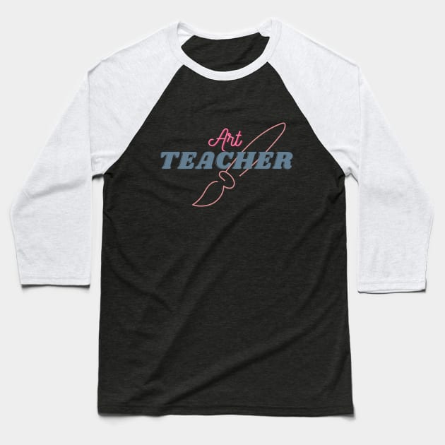 Art teacher T-Shirt, Hoodie, Apparel, Mug, Sticker, Gift design Baseball T-Shirt by SimpliciTShirt